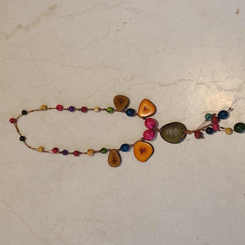 Colorful Natural Beaded Necklace